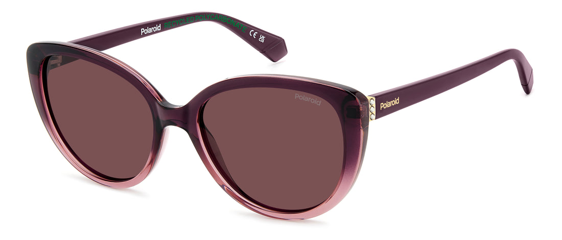 Gafas de sol polaroid pld 4176/s/x b3v kl violeta cat eye femenino talla 56mm - Vista principal
