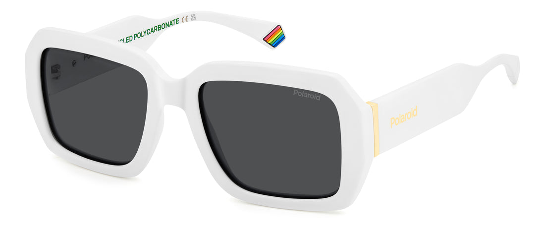 Sonnenbrillen polaroid pld 6223/s/x vk6 m9 blanco rectangular unisex größe 54mm - Hauptansicht