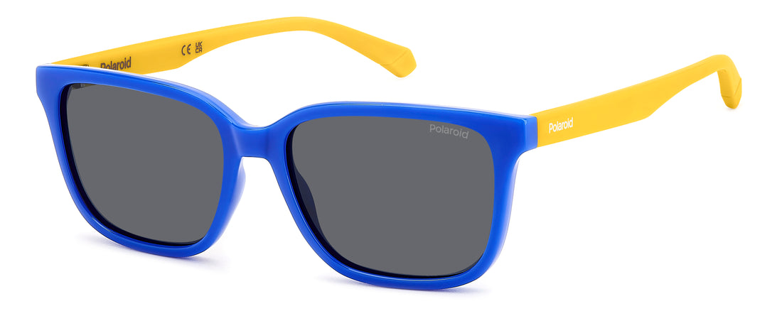 Gafas de sol polaroid kids pld 8063/s dcd m9 azul rectangular infantil talla 49mm - Vista principal