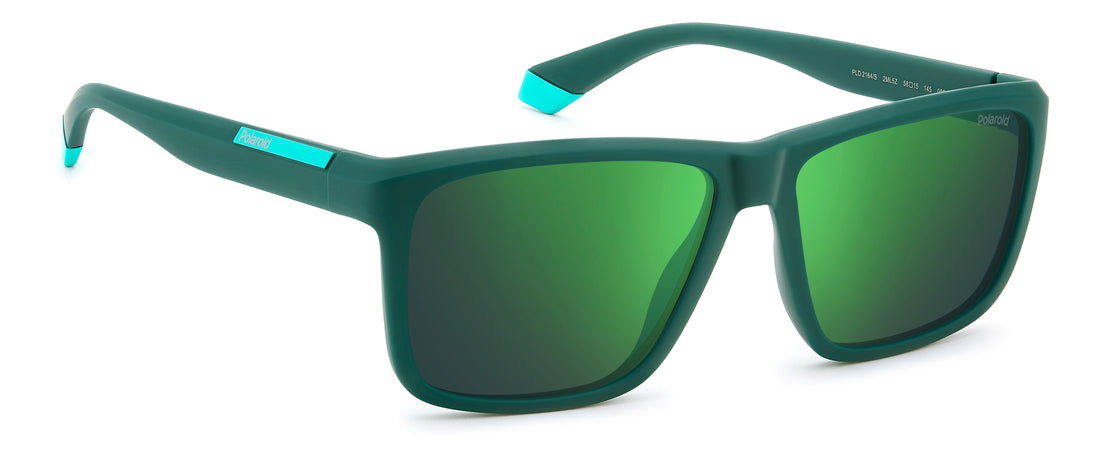 Sonnenbrillen polaroid pld 2164/s 2ml 5z verde rectangular masculino größe 58mm - Detailansicht