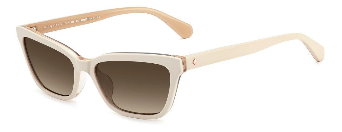 Sunglasses kate spade ks aisha 2/s ham ha dorado rectangular femenino size 55mm - Main view