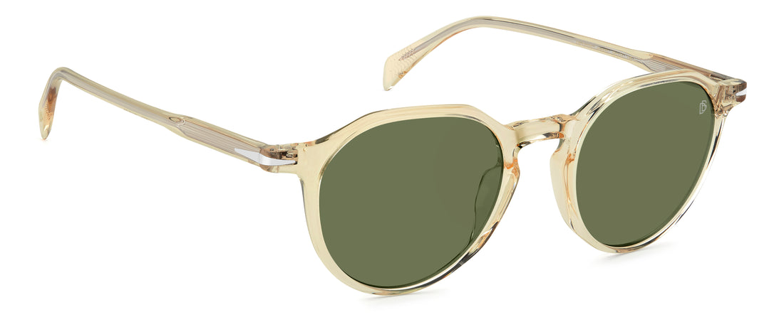 Óculos de sol david beckham db 1217/s 40g qt amarillo pantos masculino tamanho 50mm - Vista de detalhe