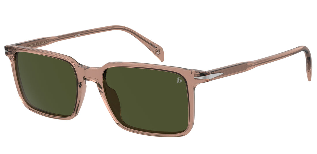Óculos de sol david beckham db 1220/s 35j qt rosa rectangular masculino tamanho 54mm - Vista principal