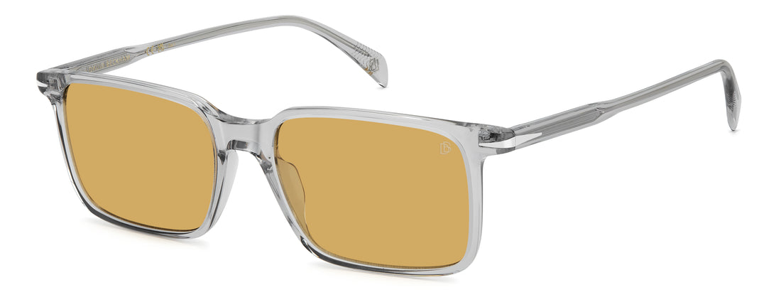 Óculos de sol david beckham db 1220/s kb7 ho grey rectangular masculino tamanho 54mm - Vista principal