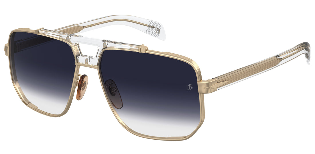 Óculos de sol david beckham db 7157/s loj 08 dorado square masculino tamanho 61mm - Vista principal