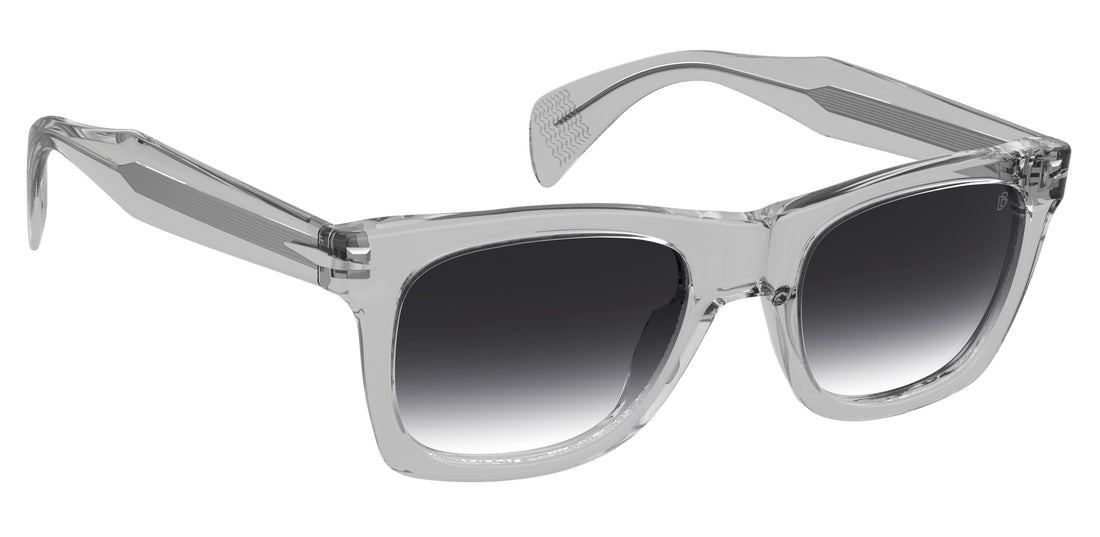 Óculos de sol david beckham db 1222/s kb7 9o grey rectangular masculino tamanho 53mm - Vista de detalhe