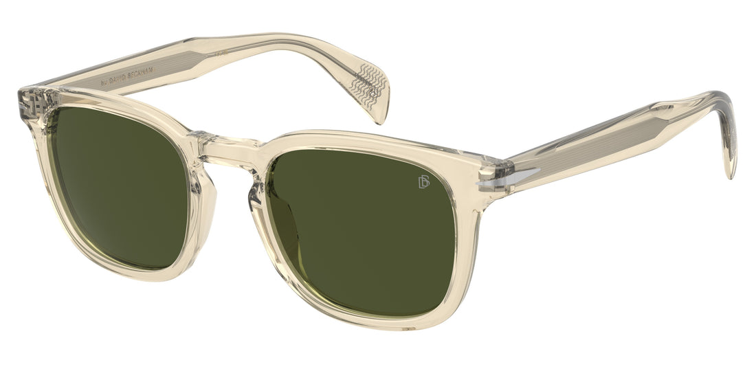 Óculos de sol david beckham db 1221/s 40g qt amarillo square masculino tamanho 52mm - Vista principal