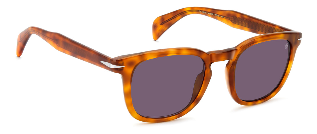 Óculos de sol david beckham db 1221/s wr9 ur marron square masculino tamanho 52mm - Vista de detalhe