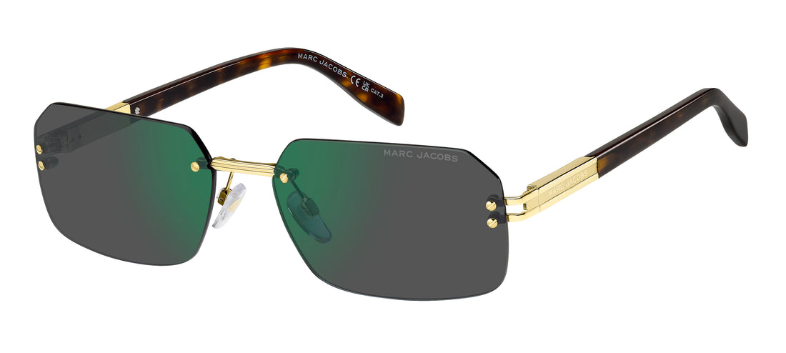 Óculos de sol marc jacobs marc 902/s 06j mt dorado rectangular masculino tamanho 60mm - Vista principal