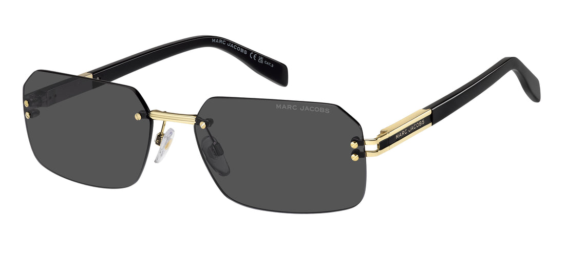 Sunglasses marc jacobs marc 902/s rhl ir dorado rectangular masculino size 60mm - Main view