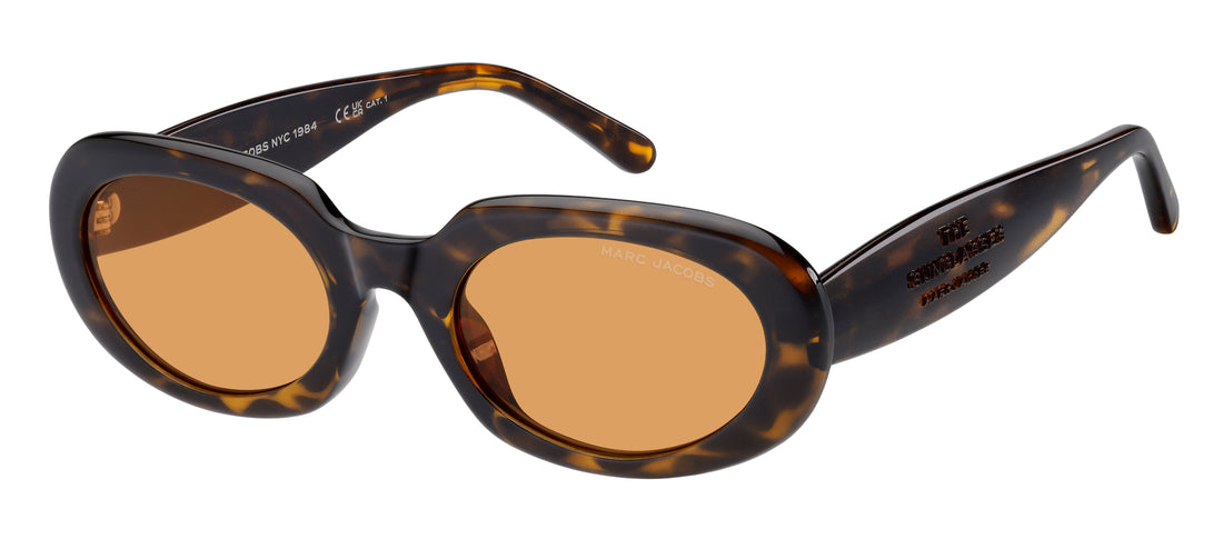 Sunglasses marc jacobs marc 887/g/s 086 w7 havana oval femenino size 53mm - Main view