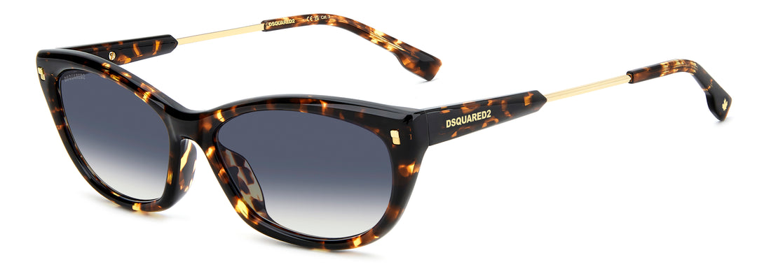 Gafas de sol dsquared2 d2 0209/g/s 086 08 havana cat eye femenino talla 57mm - Vista principal