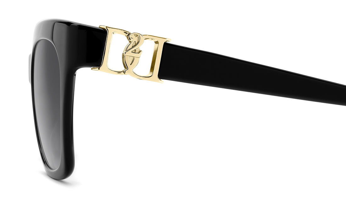 Sonnenbrillen dsquared2 d2 0207/s 807 9o negro cat eye femenino größe 52mm - Detailansicht