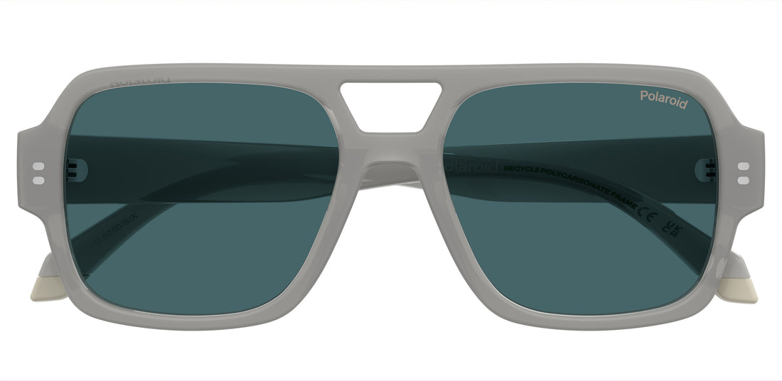 Occhiali da sole polaroid pld 6250/s/x kb7 c3 grey navigator masculino taglia 54mm - Vista dettagliata