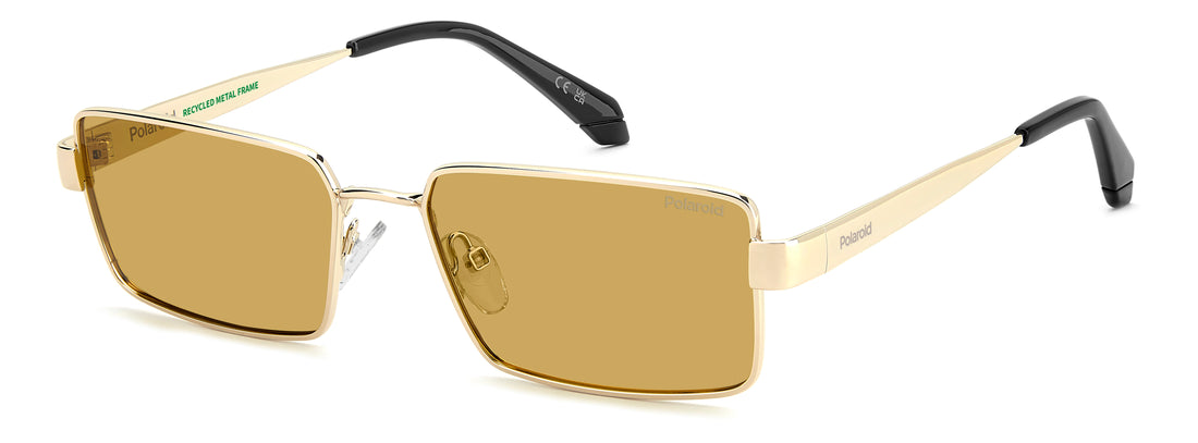 Sonnenbrillen polaroid pld 6255/s/x lpe mu dorado rectangular masculino größe 56mm - Hauptansicht