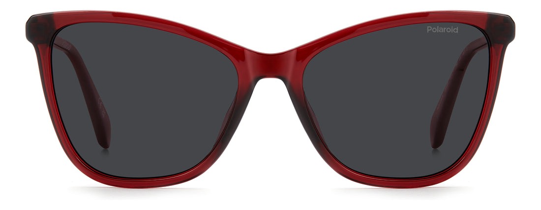 Occhiali da sole polaroid pld 4194/s c9a m9 rojo cat eye femenino taglia 55mm - Vista dettagliata