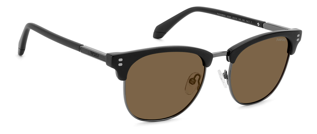 Occhiali da sole polaroid pld 4196/s/x 003 sp negro rectangular masculino taglia 53mm - Vista dettagliata