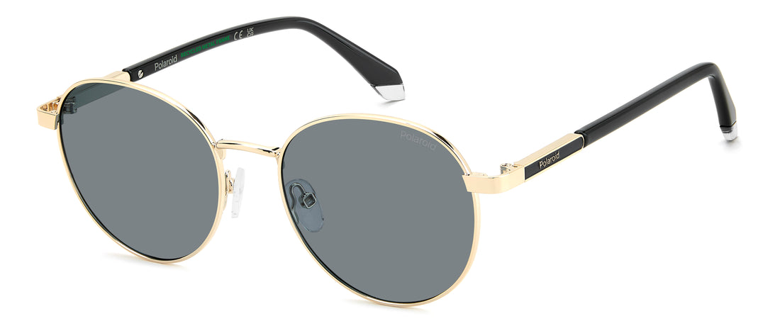 Occhiali da sole polaroid pld 4197/s/x j5g m9 dorado round masculino taglia 53mm - Vista principale