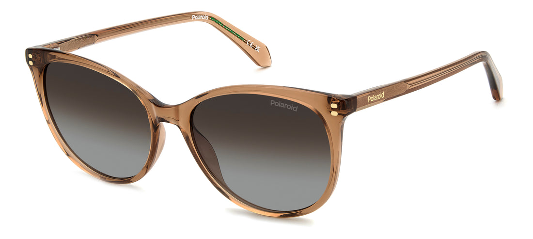 Óculos de sol polaroid pld 4200/s/x ham la beige cat eye femenino tamanho 56mm - Vista principal