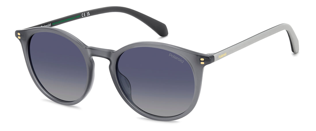 Óculos de sol polaroid pld 4206/s/x yb7 z7 plateado pantos masculino tamanho 51mm - Vista principal