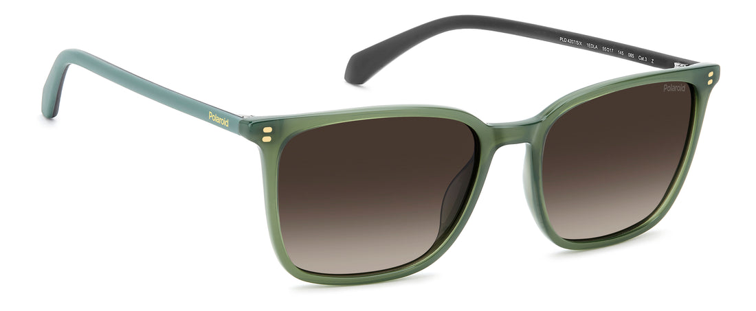 Sonnenbrillen polaroid pld 4207/s/x 1ed la verde rectangular masculino größe 55mm - Detailansicht