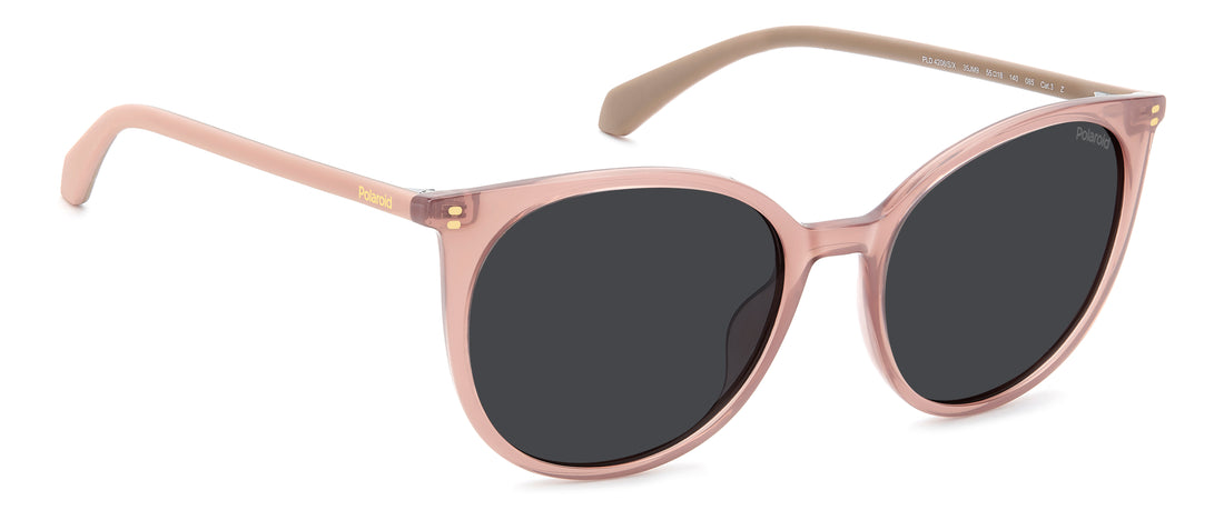 Sonnenbrillen polaroid pld 4208/s/x 35j m9 rosa cat eye femenino größe 55mm - Detailansicht