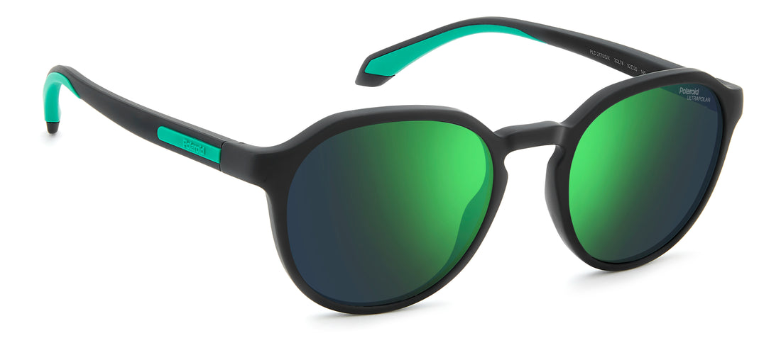Gafas de sol polaroid pld 2170/s/x 3ol 78 negro square masculino talla 52mm - Vista de detalle