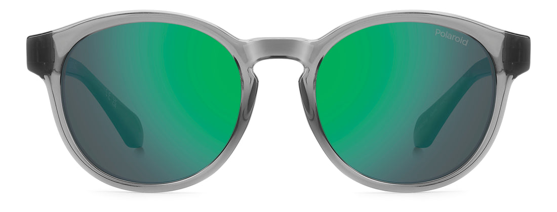 Sonnenbrillen polaroid kids pld 8075/s kb7 5z grey pantos infantil größe 44mm - Detailansicht