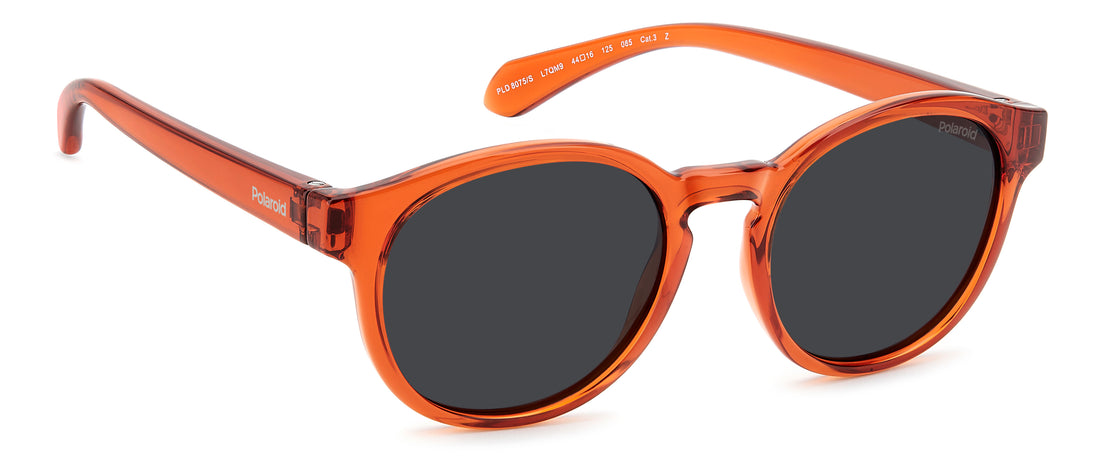 Sonnenbrillen polaroid kids pld 8075/s l7q m9 naranja pantos infantil größe 44mm - Detailansicht