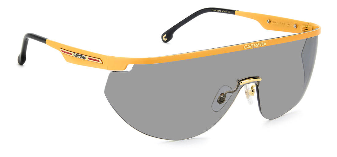 Gafas de sol carrera flaglab 19 mqe ir grey rectangular femenino talla 99mm - Vista de detalle