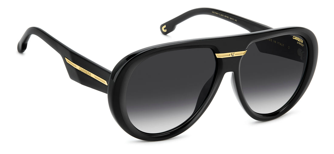 Occhiali da sole carrera victory c 22/s 807 9o negro pilot femenino taglia 59mm - Vista dettagliata