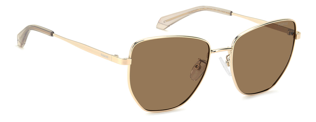 Sonnenbrillen polaroid pld 4204/g/s/x 01q sp dorado square femenino größe 56mm - Detailansicht