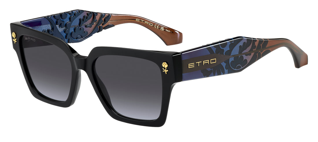 Óculos de sol etro 0128/s ipa gb azul rectangular femenino tamanho 55mm - Vista principal