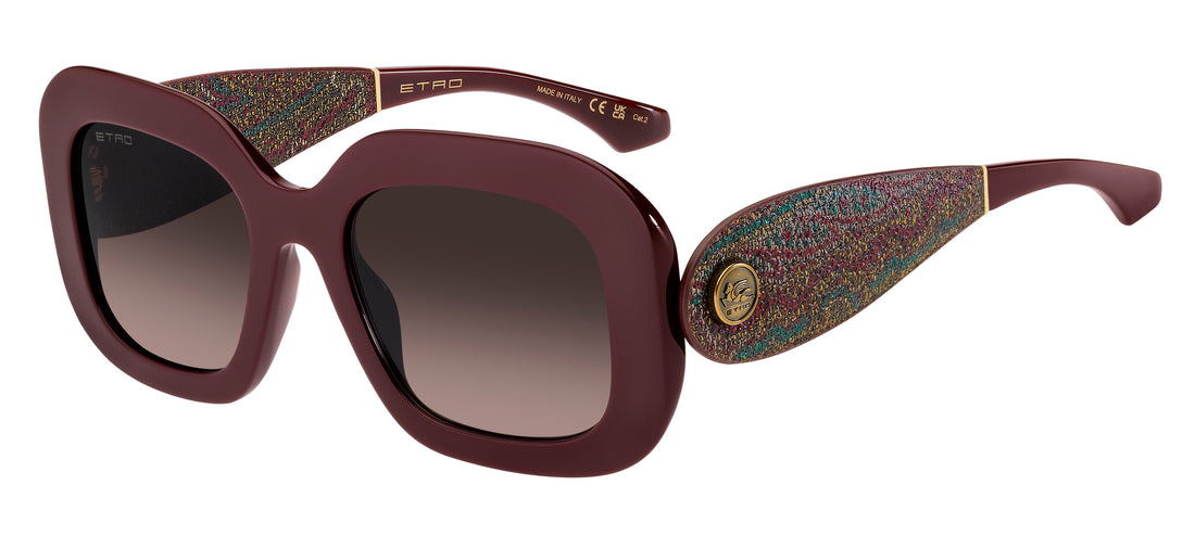 Occhiali da sole etro 0141/g/s lhf ha burdeos rectangular femenino taglia 52mm - Vista principale
