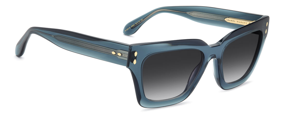 Óculos de sol isabel marant im 0251/s zi9 9o verde cat eye femenino tamanho 53mm - Vista de detalhe