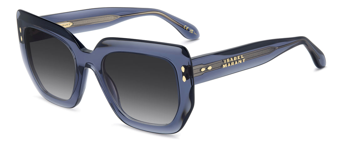 Óculos de sol isabel marant im 0252/s pjp 9o azul rectangular femenino tamanho 53mm - Vista principal