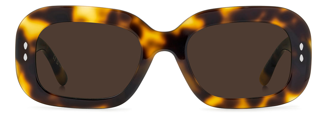 Óculos de sol isabel marant im 0246/s wr9 70 marron rectangular femenino tamanho 53mm - Vista de detalhe