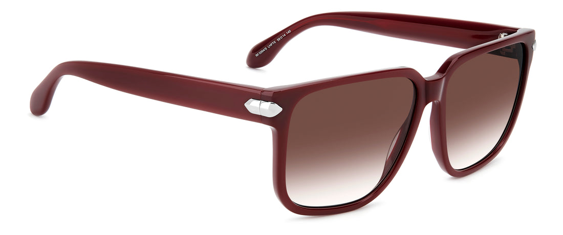 Óculos de sol isabel marant im 0264/s lhf tx burdeos square femenino tamanho 59mm - Vista de detalhe