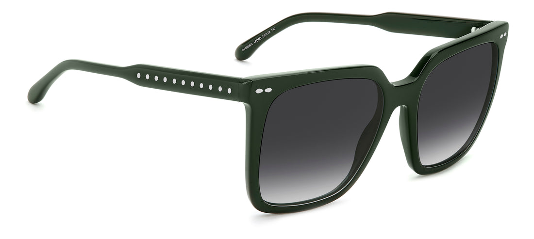 Óculos de sol isabel marant im 0256/s 1ed 9o verde square femenino tamanho 56mm - Vista de detalhe