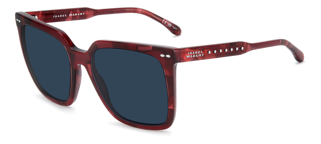 Óculos de sol isabel marant im 0256/s jr9 ku rojo square femenino tamanho 56mm - Vista principal