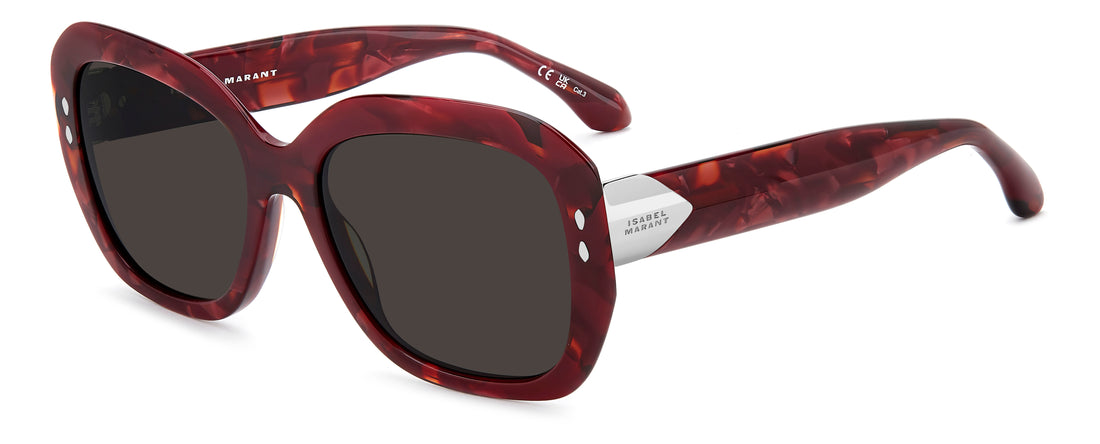 Óculos de sol isabel marant im 0248/s jr9 ir rojo rectangular femenino tamanho 55mm - Vista principal