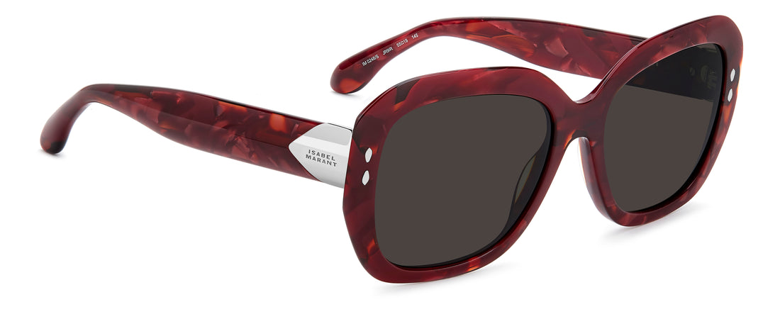 Óculos de sol isabel marant im 0248/s jr9 ir rojo rectangular femenino tamanho 55mm - Vista de detalhe