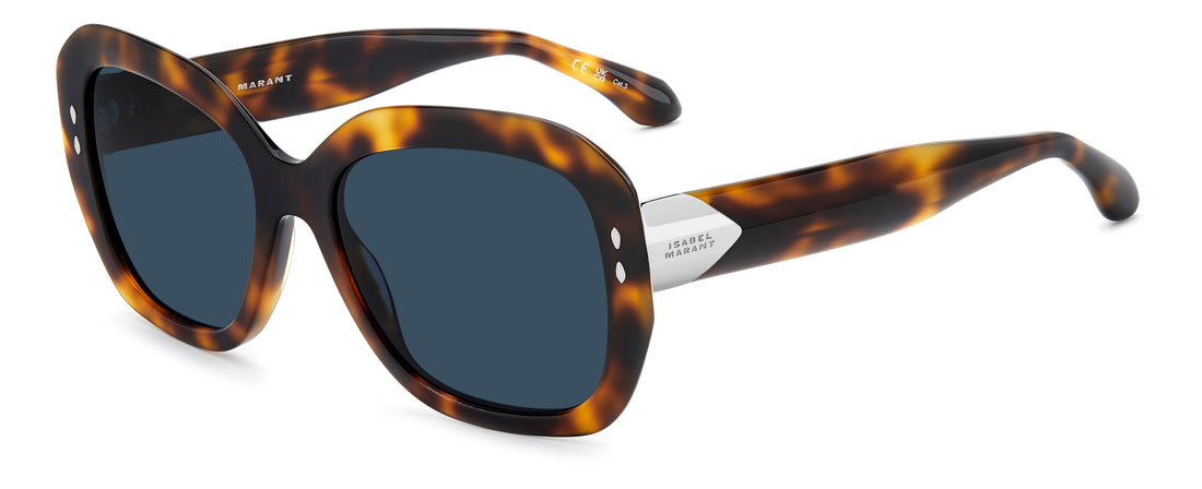 Óculos de sol isabel marant im 0248/s wr9 ku marron rectangular femenino tamanho 55mm - Vista principal