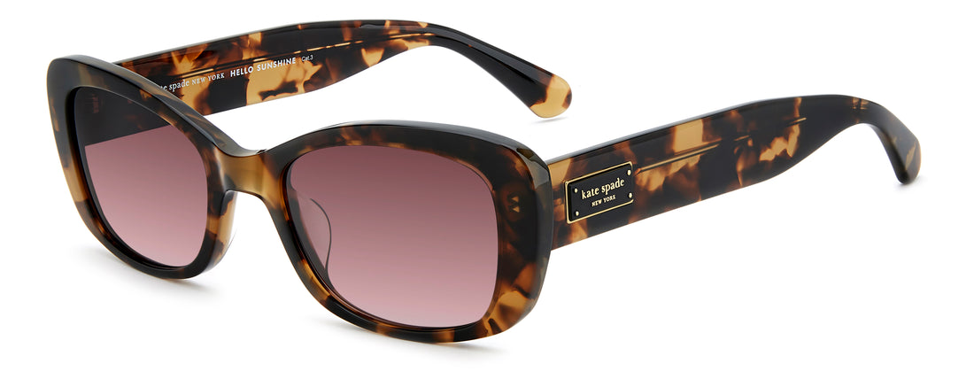 Sunglasses kate spade ks beryl 2/g/s 086 3x havana rectangular femenino size 53mm - Main view