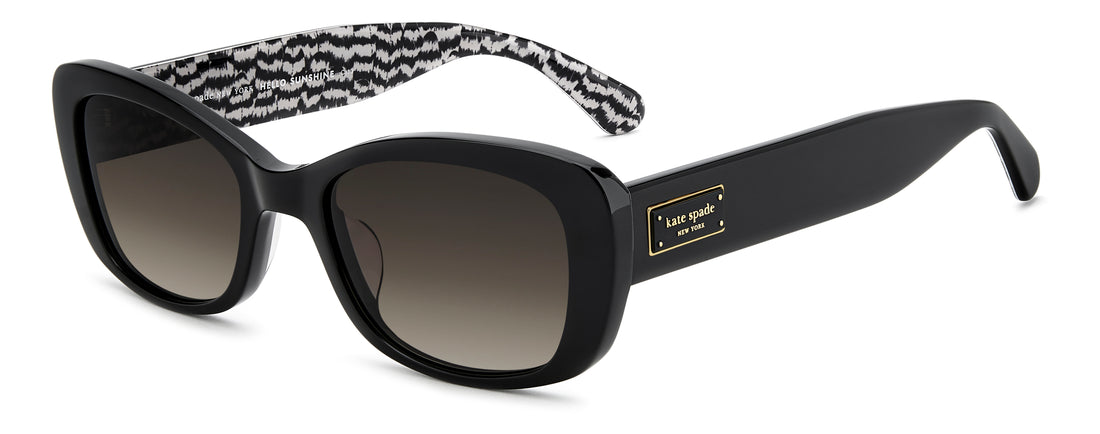 Sunglasses kate spade ks beryl 2/g/s 807 ha negro rectangular femenino size 53mm - Main view
