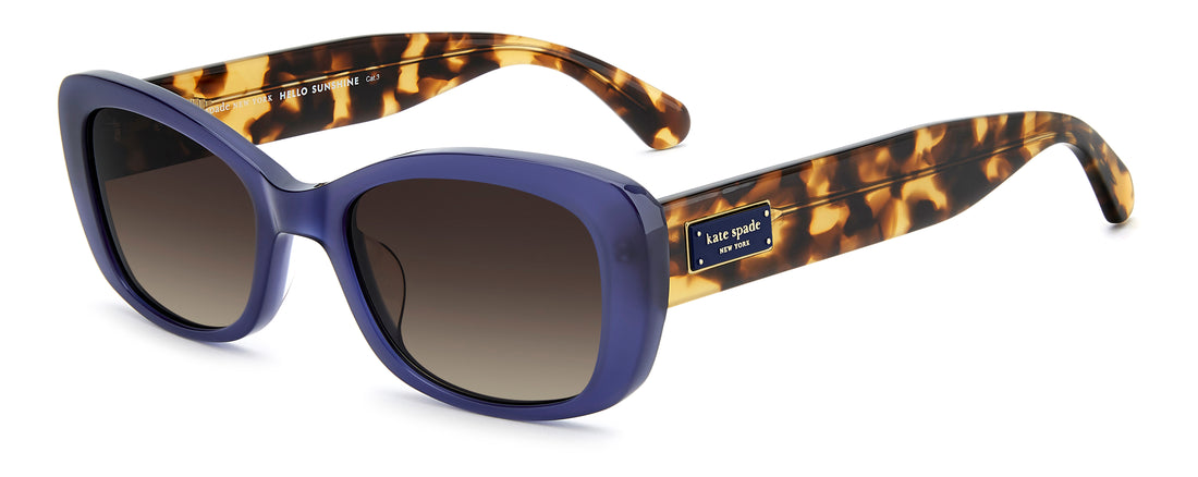 Sunglasses kate spade ks beryl 2/g/s pjp ha azul rectangular femenino size 53mm - Main view