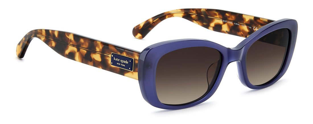 Sunglasses kate spade ks beryl 2/g/s pjp ha azul rectangular femenino size 53mm - Detailed view