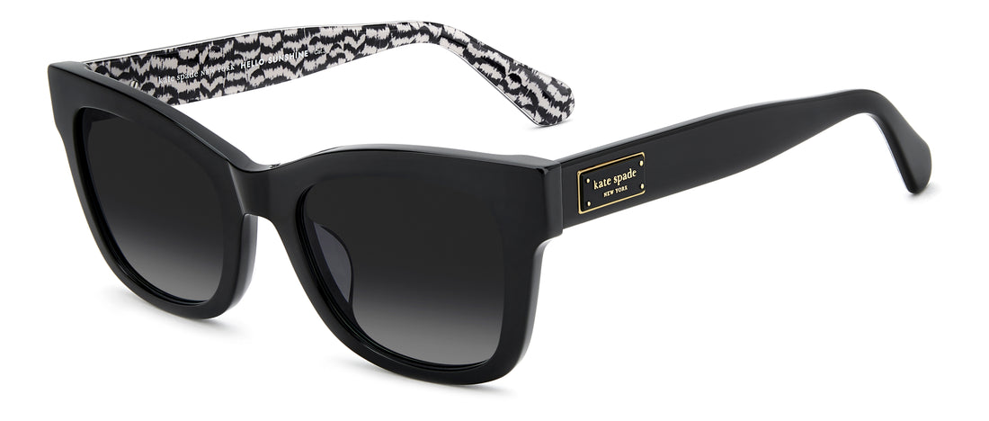 Sunglasses kate spade ks dee 2/g/s 807 9o negro square femenino size 51mm - Main view