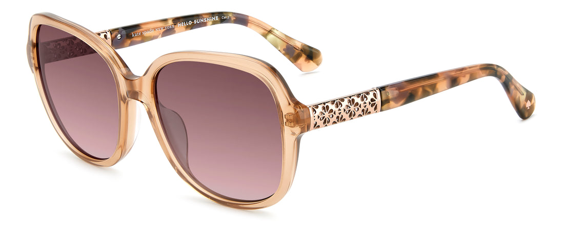 Sunglasses kate spade ks eliza 2/g/s 84e 3x dorado round femenino size 57mm - Main view