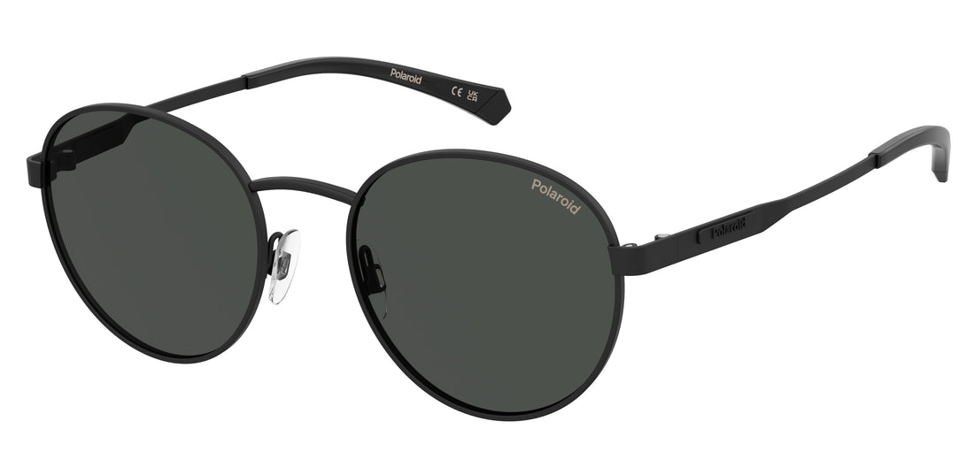 Óculos de sol polaroid pld 2144/g/s/xn 003 m9 negro oval unisex tamanho 52mm - Vista principal